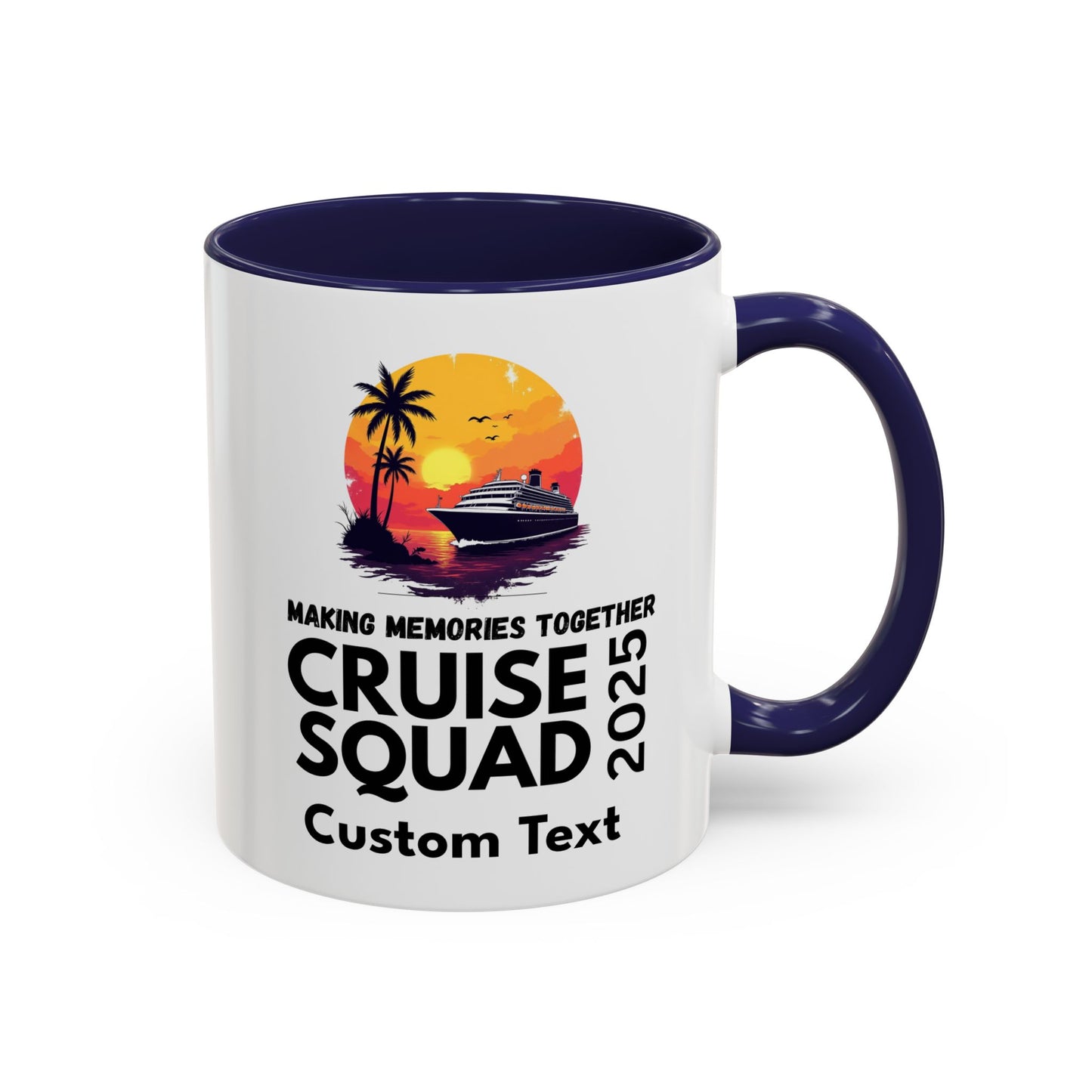 Personalized Cruise Squad Mug, Cruise Party Mug, Group Cruise Mug, Cruise 2025 Mug, Matching Cruise Mug, Family Travel Mug
