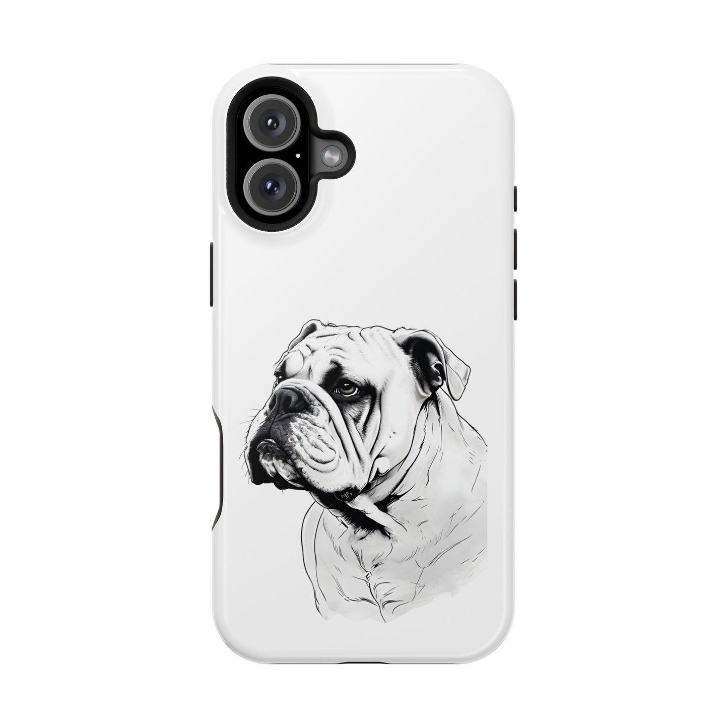 Bulldog Magnetic Tough Cases - Durable Phone Protection, Pet Lovers Gift, Animal Accessories, Unique Design, Personalized Tech