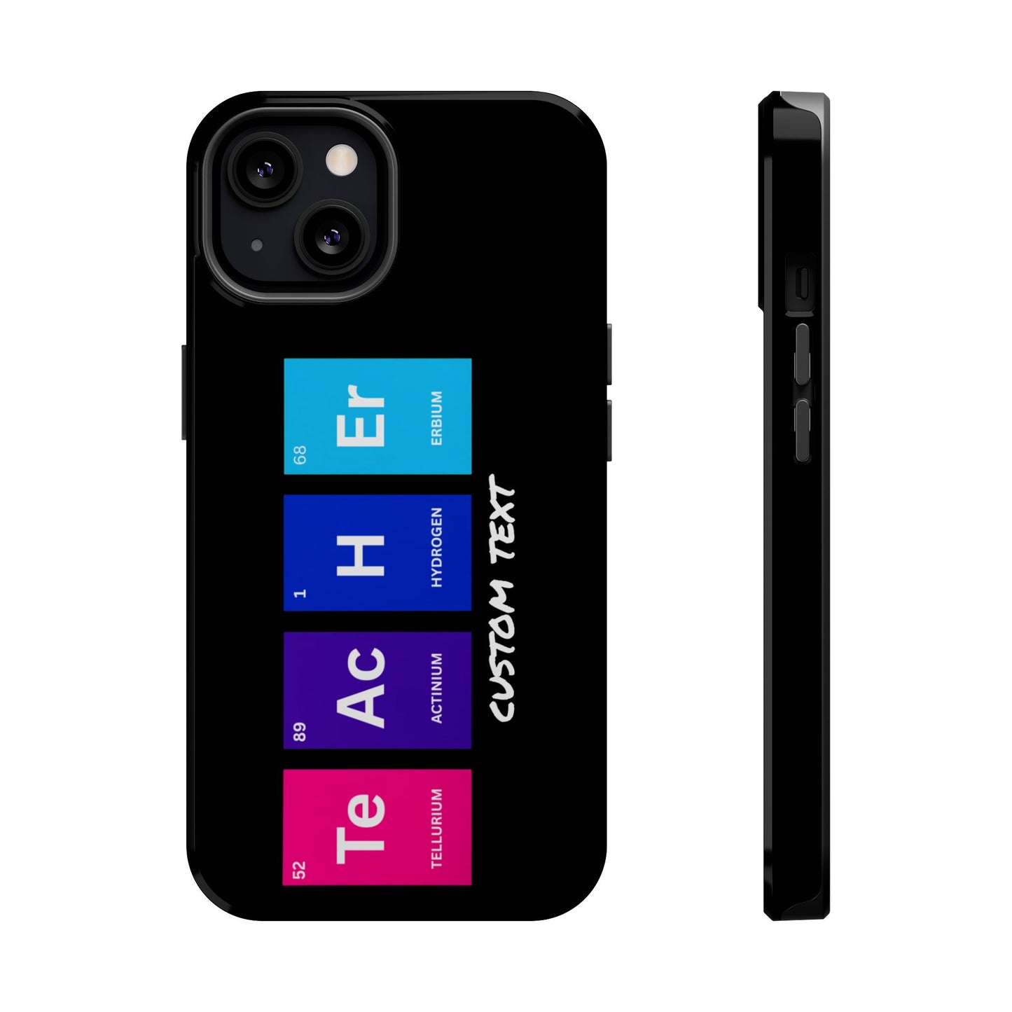 Teacher Element Magnetic Tough Case, Gift for Educator, First Year Teacher, Trendy iPhone Case, Periodic Table