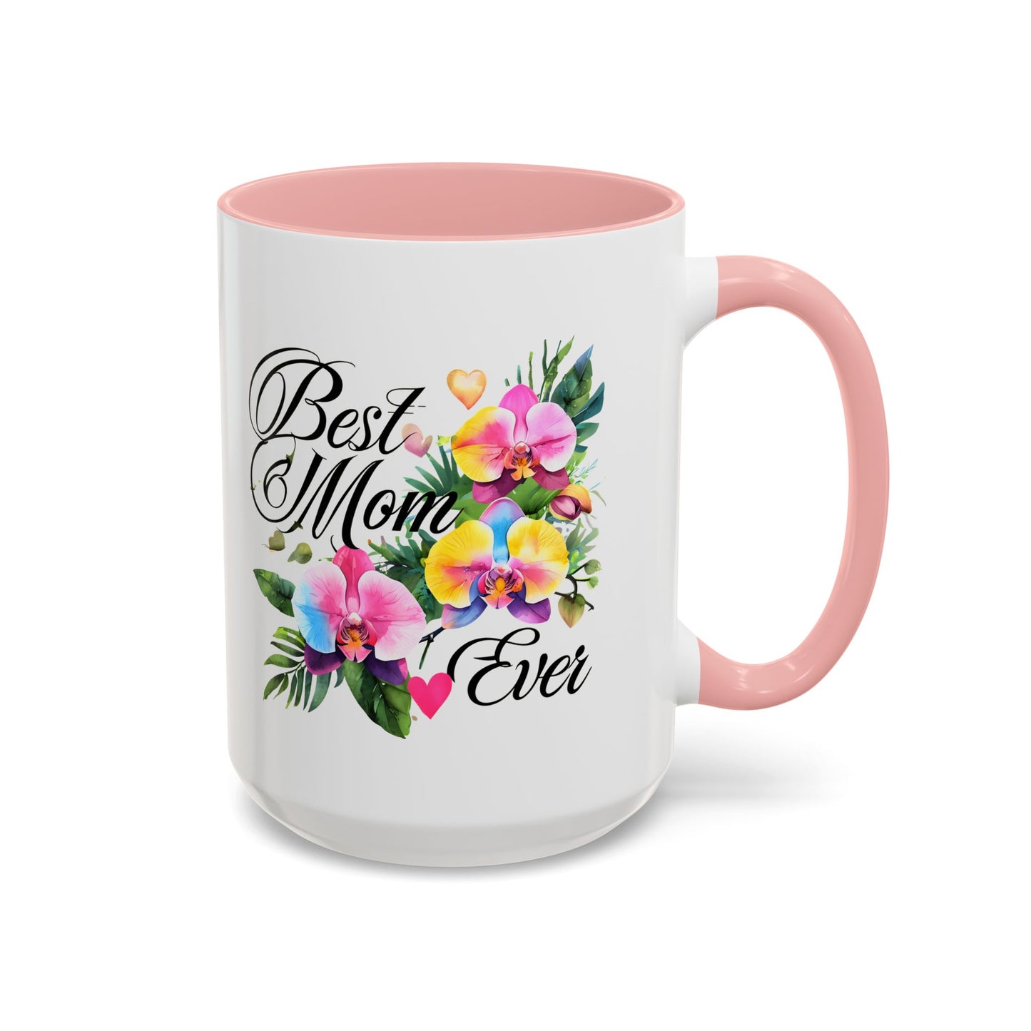 Floral Best Mom Coffee Mug, Vibrant Tea Mug for Mom, Unique Mother's Day Gift, Appreciation Gift for Her