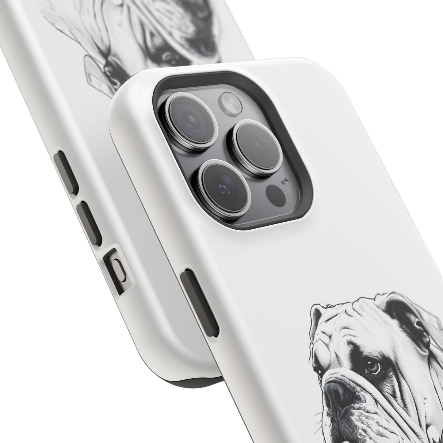 Bulldog Magnetic Tough Cases - Durable Phone Protection, Pet Lovers Gift, Animal Accessories, Unique Design, Personalized Tech