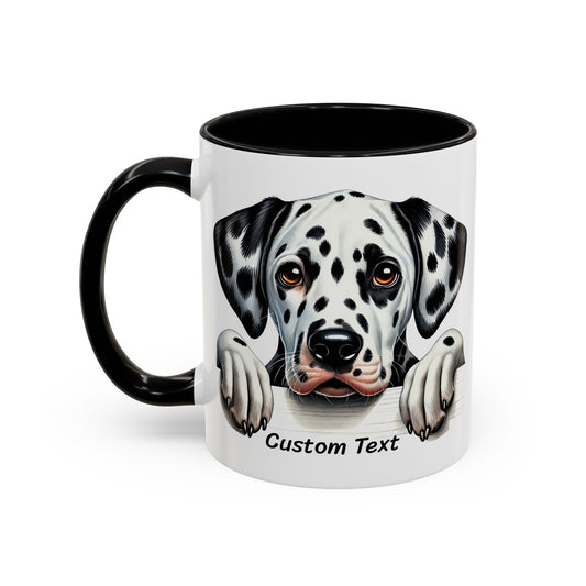 Funny Dalmatian Dog Lover Mug, Dog is Friendly, I am Not Coffee Cup, Perfect Gift for Dog Moms, Pet Lovers, and Dalmatian Fans