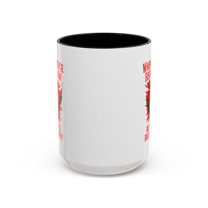 anti trump mug, chinga la mirgra, When Injustice Becomes Law, Resistance Mug, Social Justice Mug, Equality Coffee Cup, Resist Mug Gift