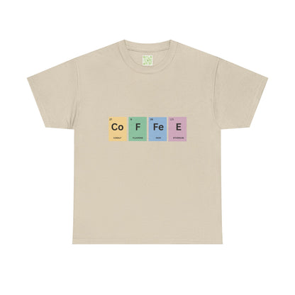 Creative Coffee Science Shirt, Chemistry Elements Tee, Periodic Table Shirt, Gift for Chemist, Science Teacher
