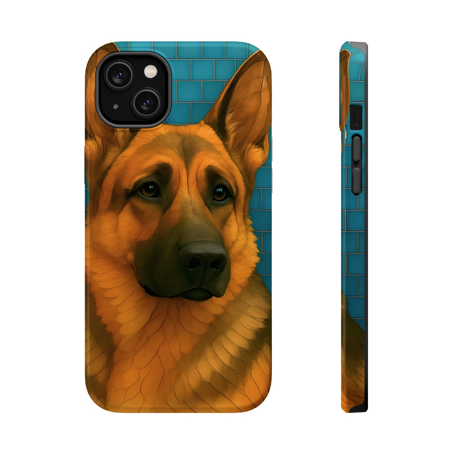 German Shepherd Mosaic Phone Case, German Shepherd Mom Gift, Dog Phone Case, Pet Gift, Dog Lover Present, iPhone Dog Case