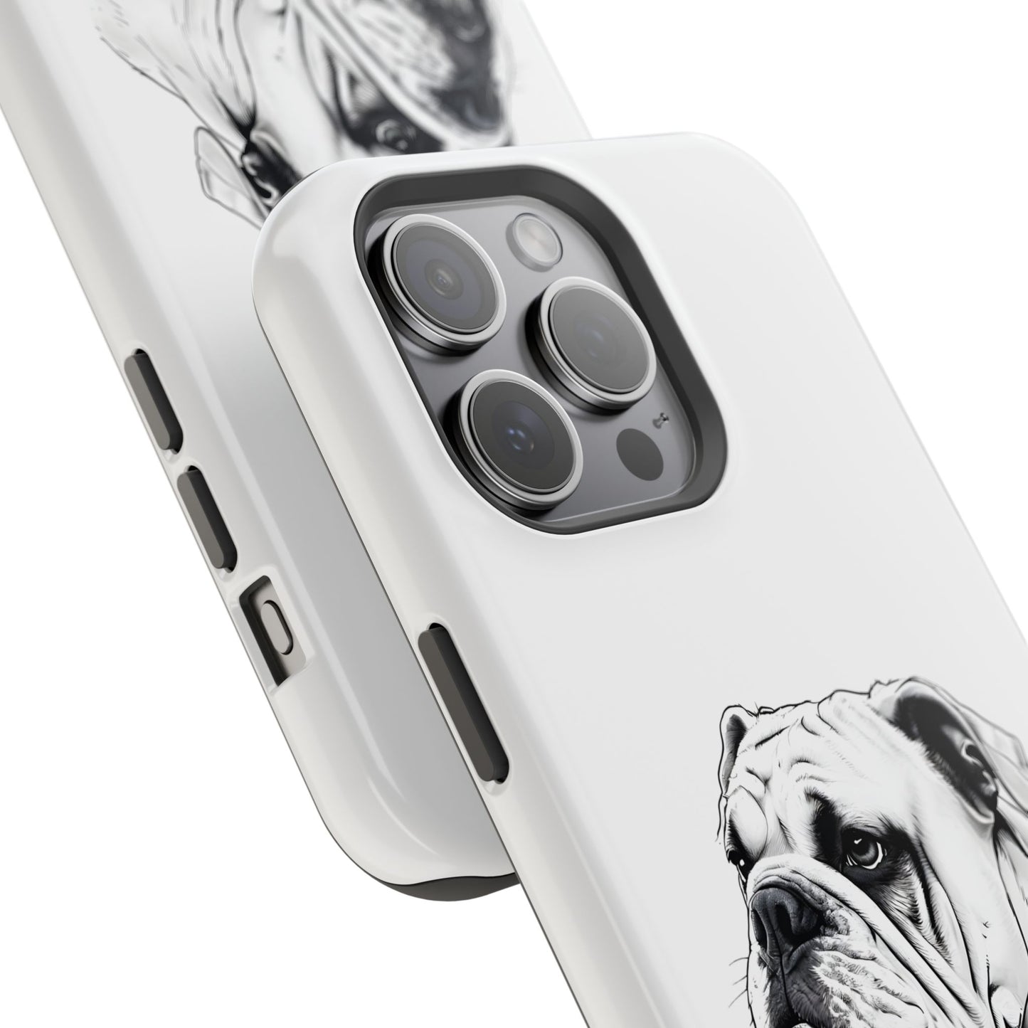 Bulldog Magnetic Tough Cases - Durable Phone Protection, Pet Lovers Gift, Animal Accessories, Unique Design, Personalized Tech