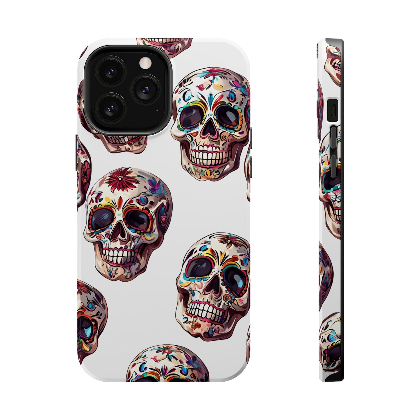 Sugar Skull Phone Case, Dia De Los Muertos, Day Of The Dead, Mexican Tradition, Sugar Skull Art, Wireless Charger