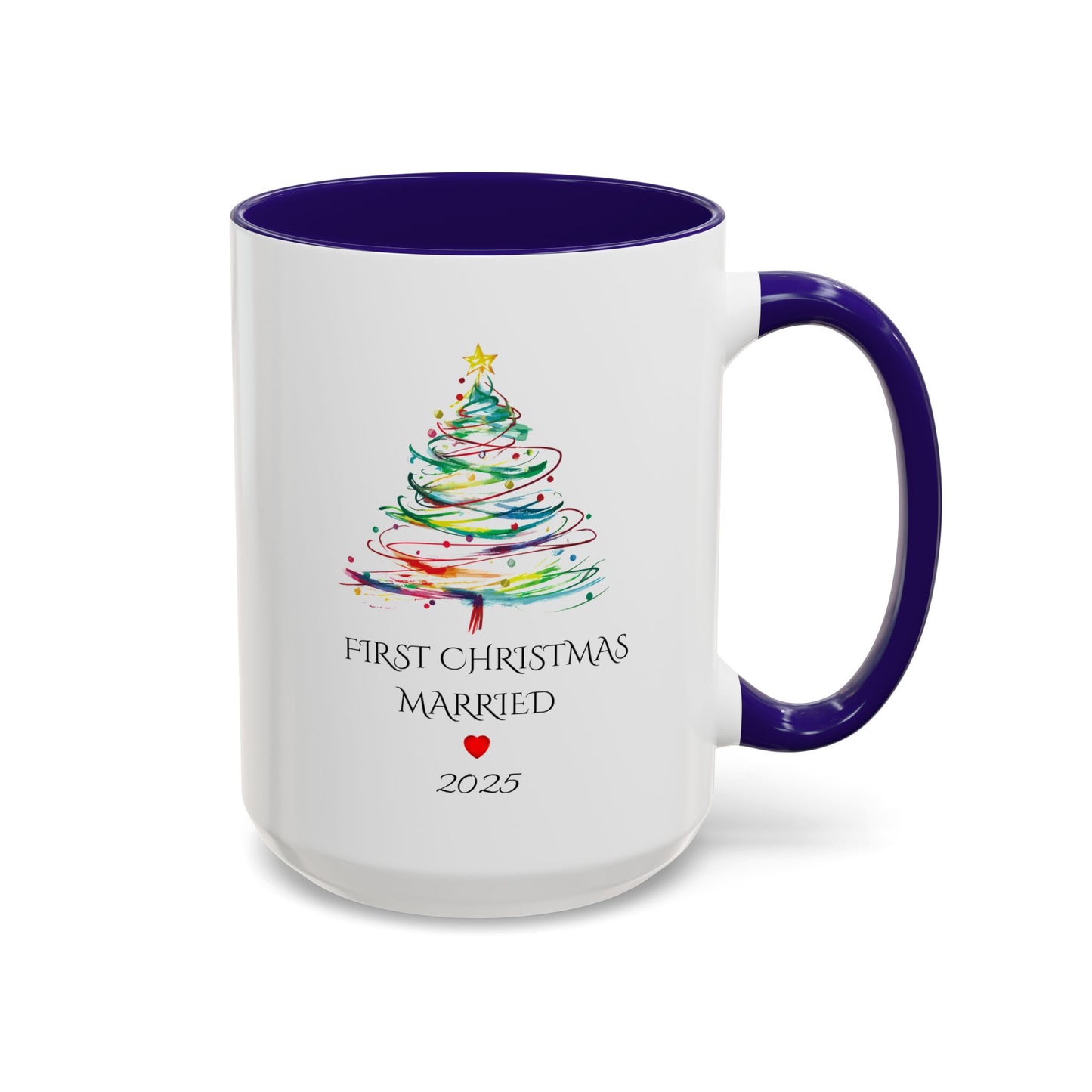 First Year Married Mug, Mr and Mrs Mug, Couple Mug, First Christmas Married, Just Married Gift, Newlywed Gift Ideas