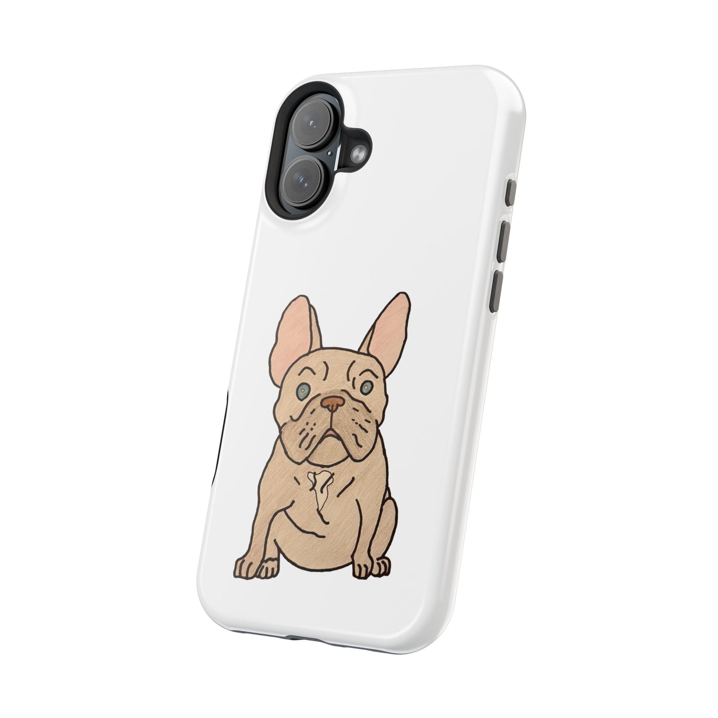 French Bulldog Magnetic Tough Case, Cute Pet Phone Cover, Dog Lover Gift, MagSafe Phone Protector, Unique Phone Accessory