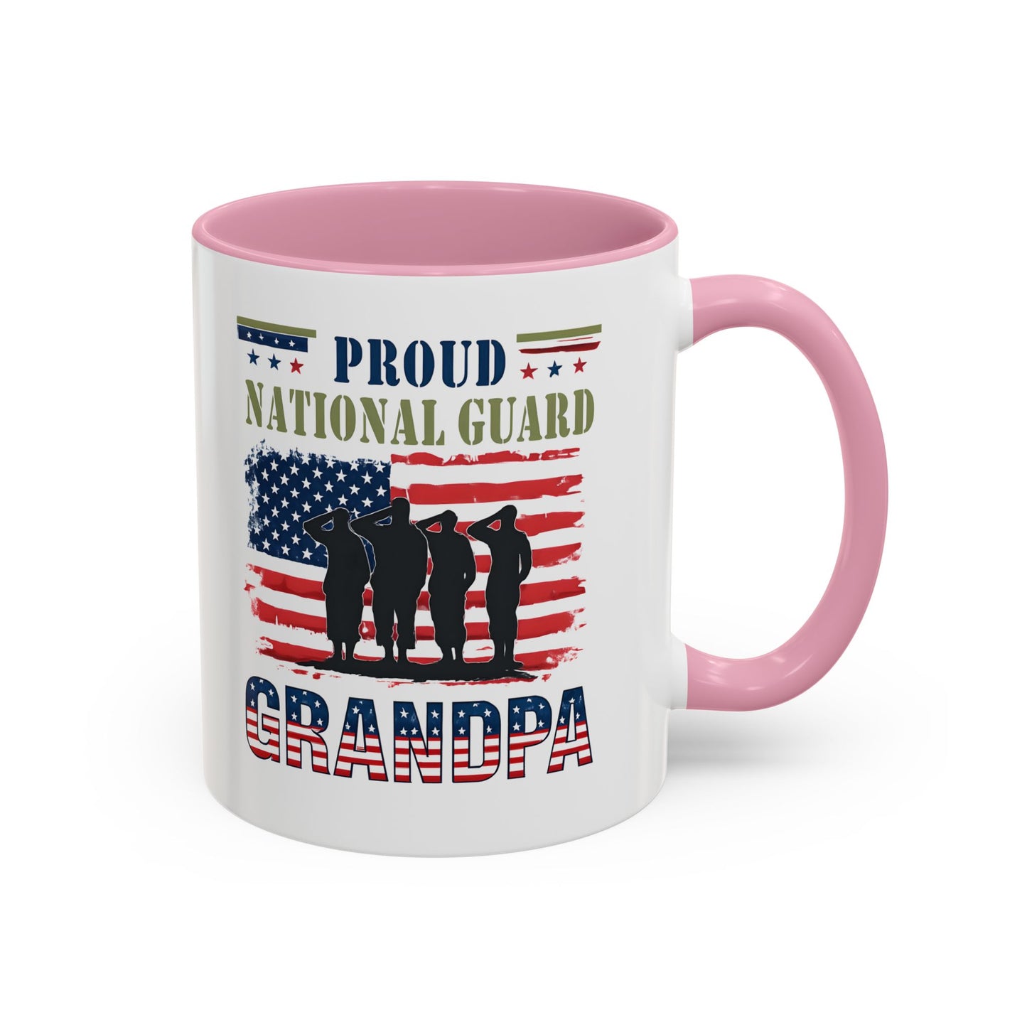 National Guard, Proud Grandpa Coffee Mug, Veteran Appreciation, Gift for Heroes, Military Family Gift