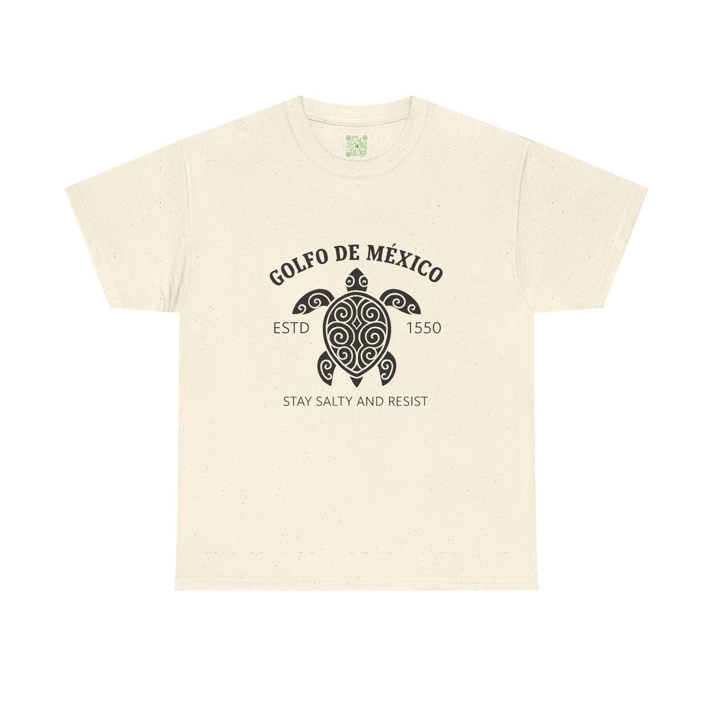 Gulf of Mexico Turtle Cotton Tee, Golfo de Mexico, Stay Salty Shirt, Sea Turtle Shirt, Turtle Shirt, Conversation Starter