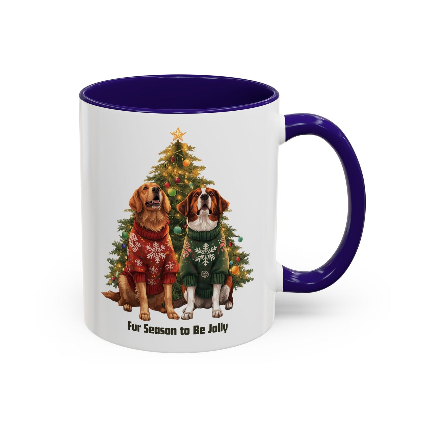 Festive Dog-Themed Mug for Pet Lovers, Dog Christmas Mug, Cute Christmas Dog Mug, Custom Dog Mom Mug, Merry Christmas