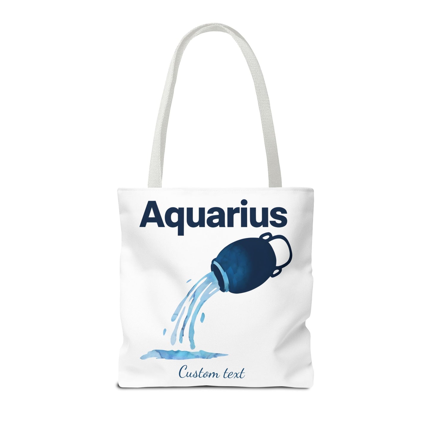 Aquarius Zodiac Personalized Tote Bag, Astrology Lover, Trendy Tote Bag, Aquarius Birthday Gift, Weekender Bag