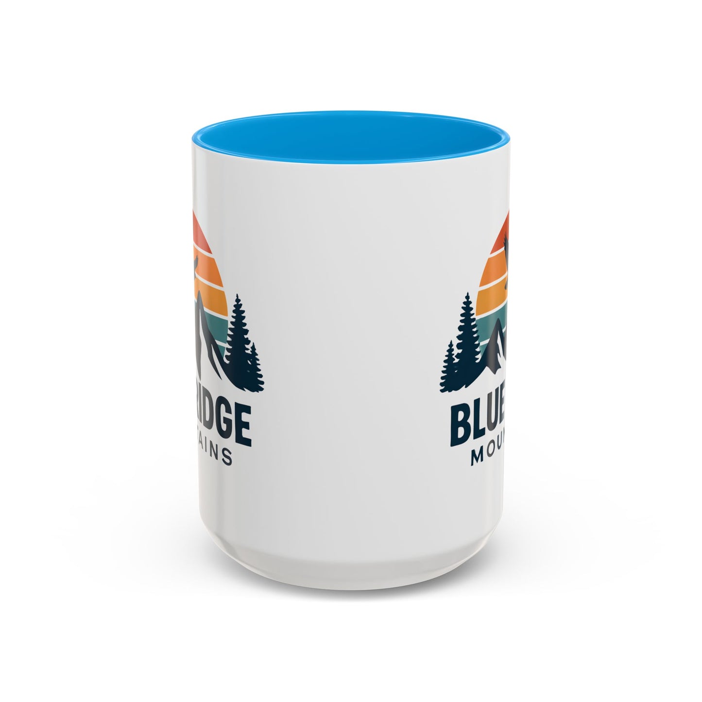 Blue Ridge Mountains, One Happy Camper, Accent Coffee Mug, Blueridge Mug, Blue Ridge Parkway, Camping Coffee Mug, Camping Gift