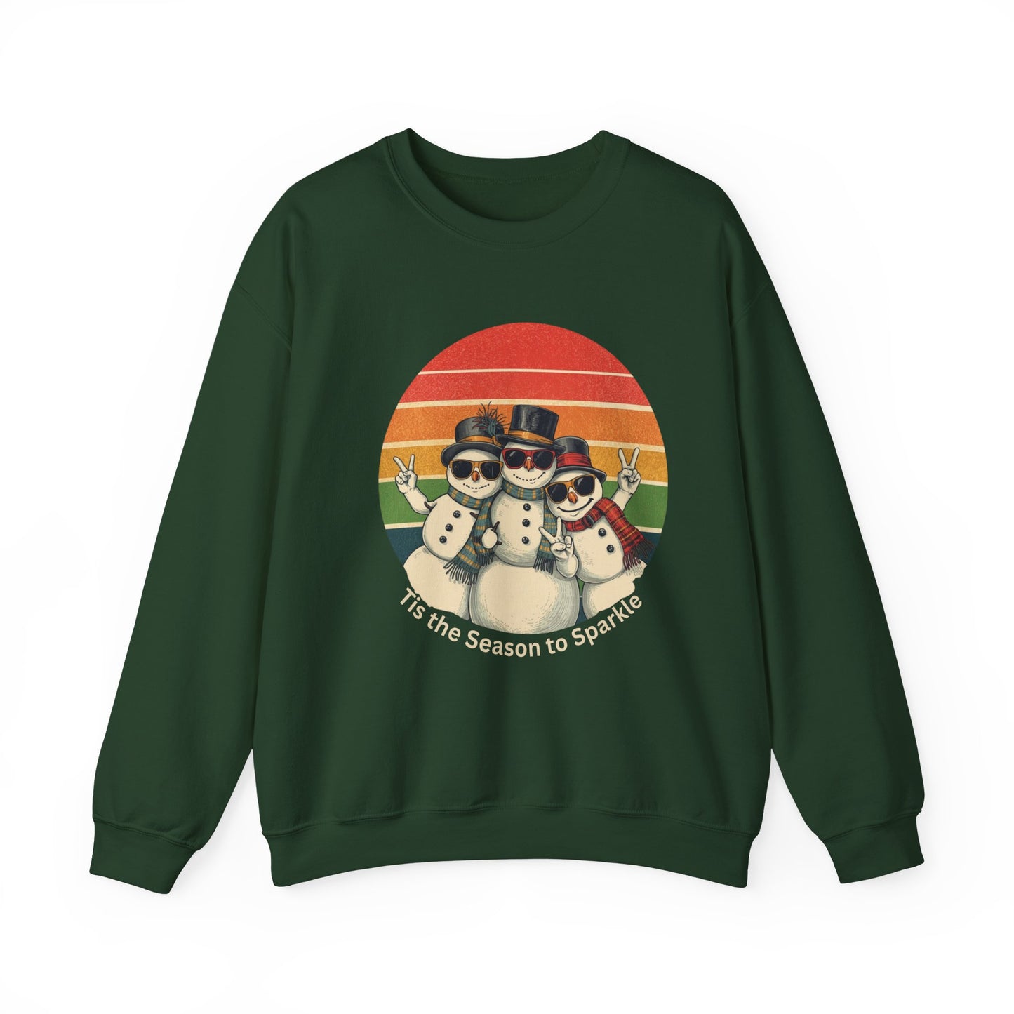 Festive Retro Snowman Sweatshirt, Snowman Apparel, Funny Snowman, Cute Snowman Shirt, Let It Snow, Snowman Lover Gift