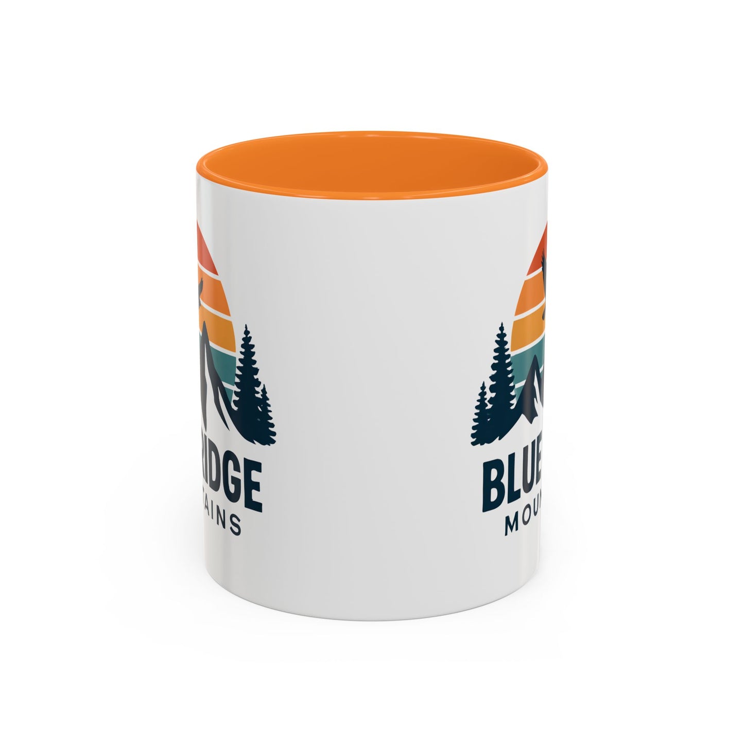 Blue Ridge Mountains, One Happy Camper, Accent Coffee Mug, Blueridge Mug, Blue Ridge Parkway, Camping Coffee Mug, Camping Gift