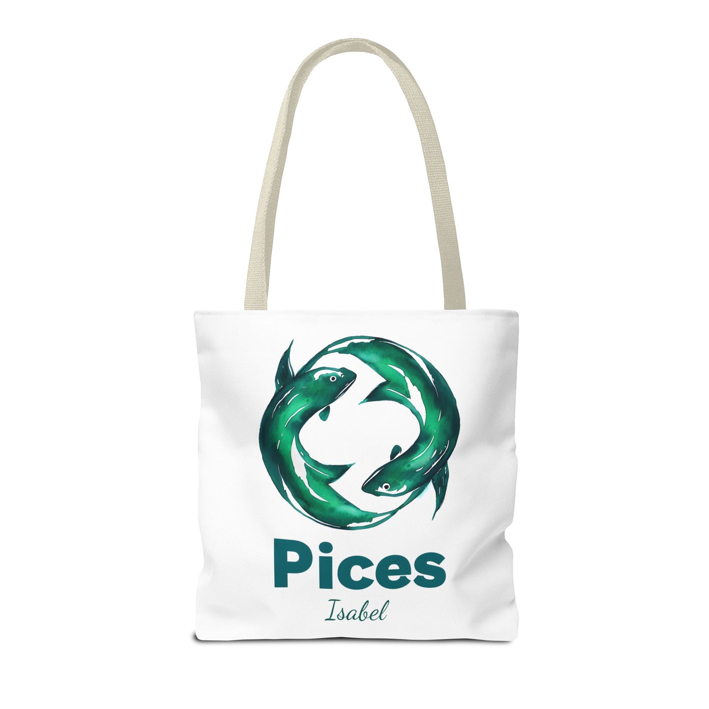 Pices Zodiac Personalized Tote Bag - Astrology Inspired, Gift for Taurus, Festival Tote, Astrology Lover's Bag, Horoscope Gift