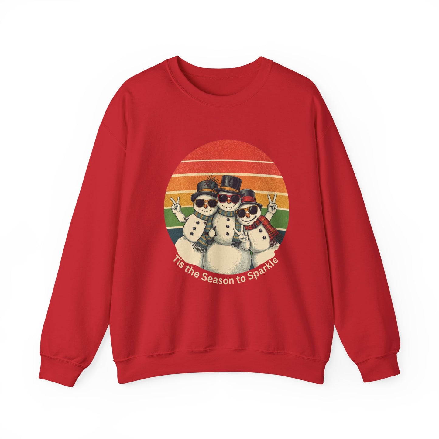 Festive Retro Snowman Sweatshirt, Snowman Apparel, Funny Snowman, Cute Snowman Shirt, Let It Snow, Snowman Lover Gift