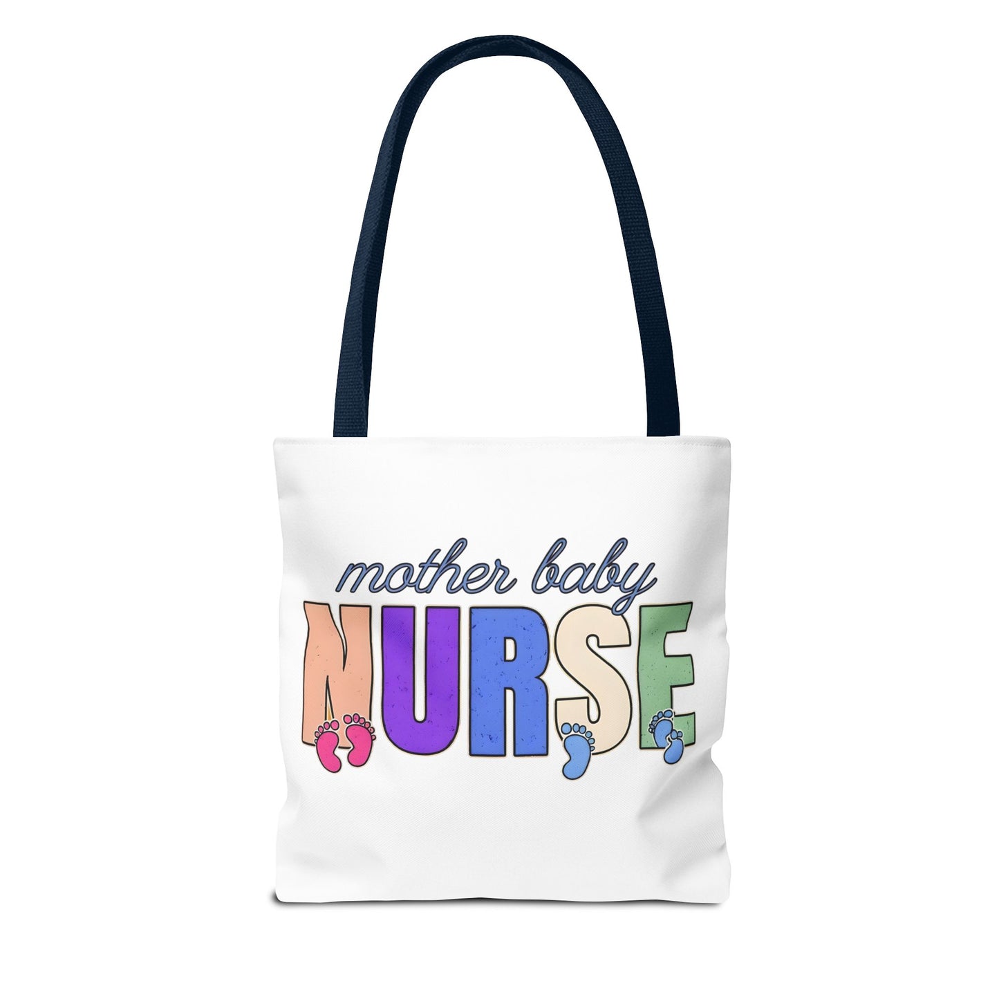 Postpartum Mother Baby Nurse Tote Bag, Nurse Appreciation, Cute Nurse Bag, Labor and Delivery, Midwife Gift