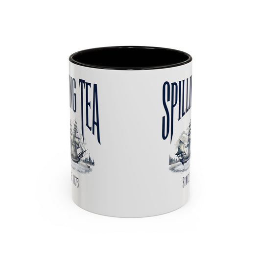 Spilling Tea Since 1773 Coffee Mug, Patriotic Coffee Mug, Funny Patriot Gift, American Freedom, Memorial Day