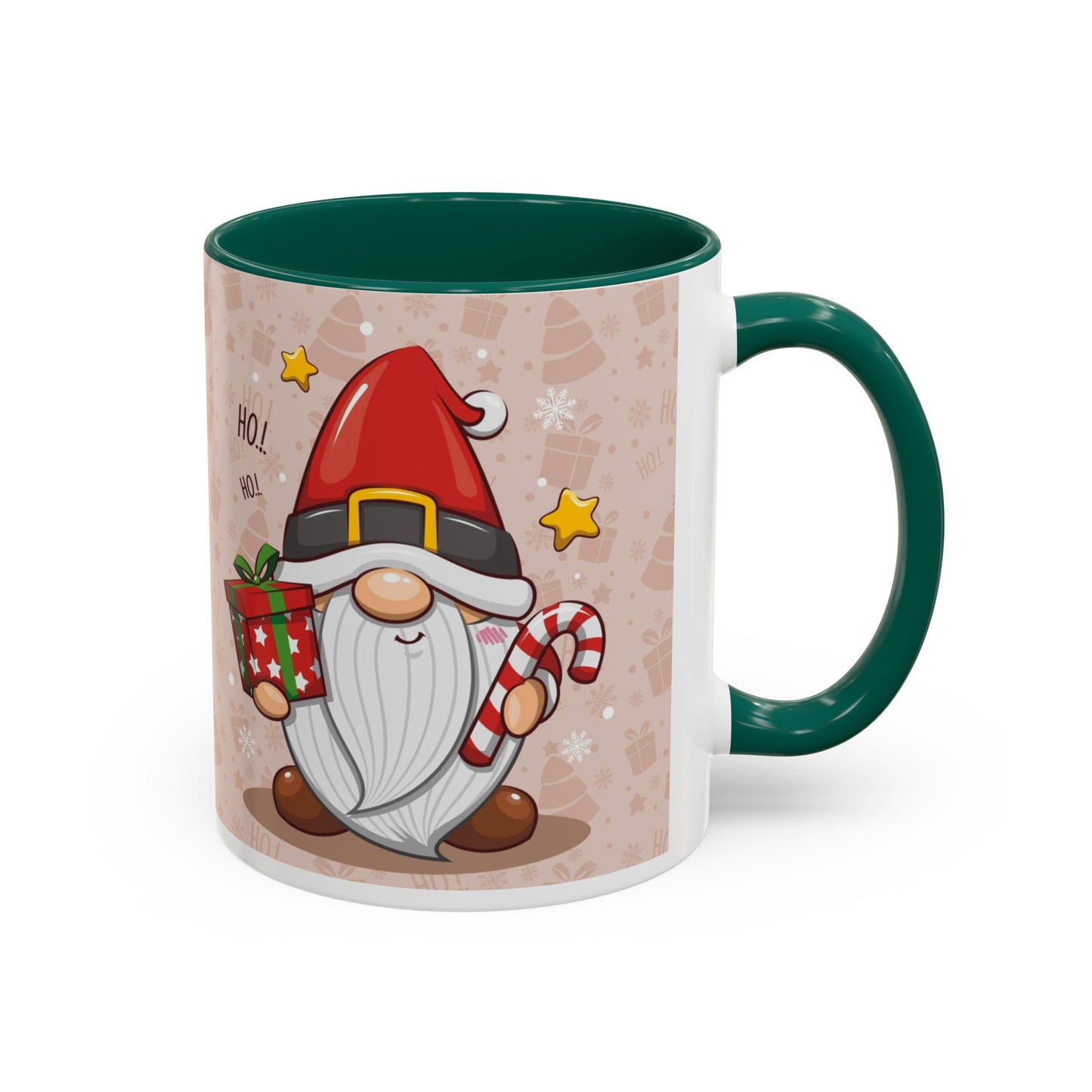 Ho Ho Santa Gnome Christmas Mug, Cute Holiday Coffee Cup, Festive Hot Cocoa Mug, Gnome Lover Christmas Gift, Cozy Winter Drinkware for Holiday Cheer