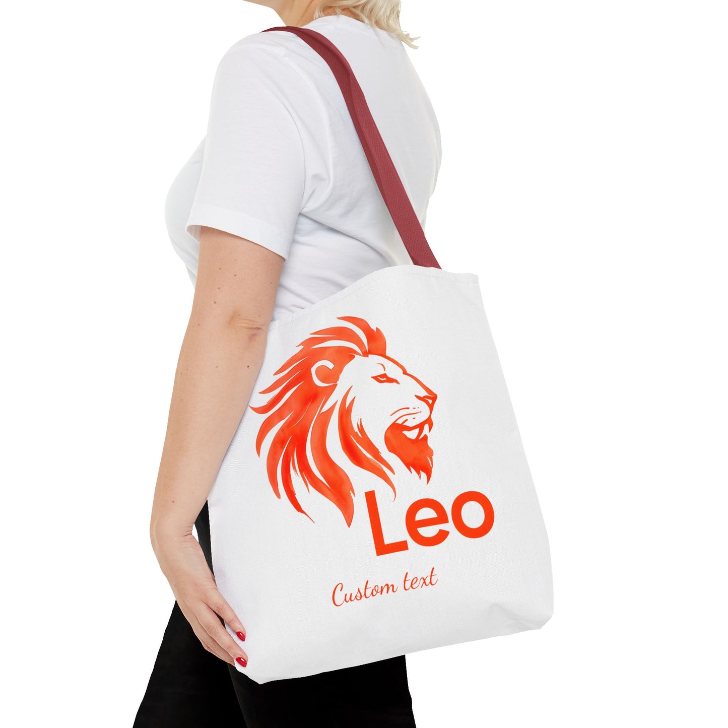 Leo Zodiac Personalized Tote Bag, Artistic Tote Bag, Astrology Lover, Trendy Tote Bag, Weekender, Aesthetic Tote