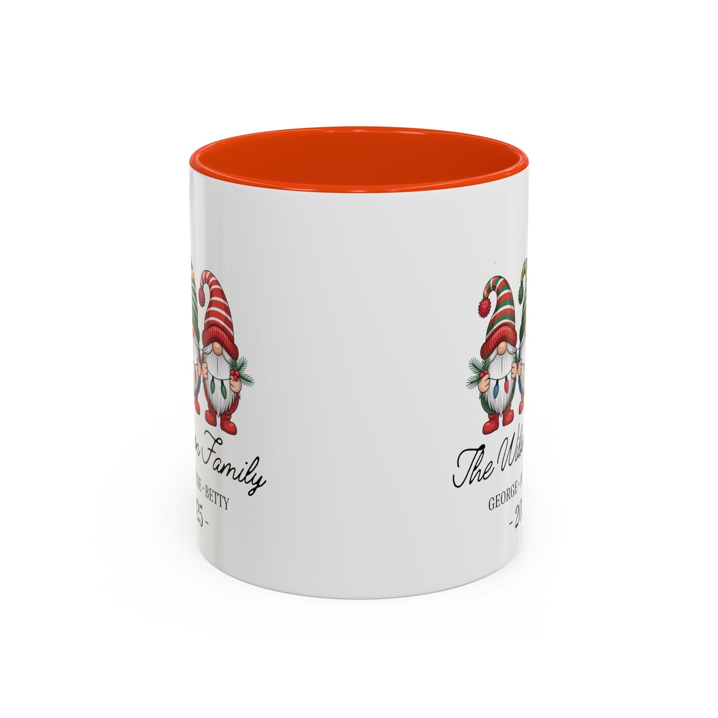 gnome mug, Personalized Family Gnome Christmas Mug, Custom Family Name 2025 Coffee Cup, Cute Holiday Gift for Family, Christmas Gnome Mug Keepsake