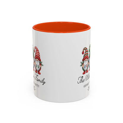 gnome mug, Personalized Family Gnome Christmas Mug, Custom Family Name 2025 Coffee Cup, Cute Holiday Gift for Family, Christmas Gnome Mug Keepsake