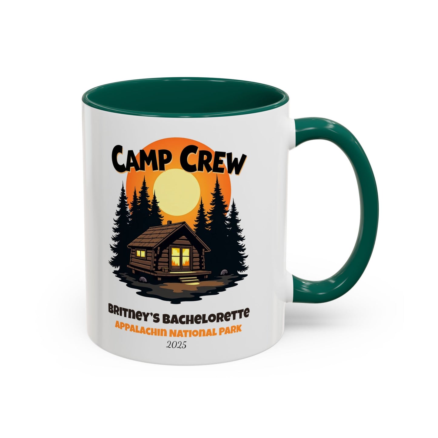 Camp Crew Accent Coffee Mug, Hen Party Favors, Camp Bachelorette, Bachelorette Cup, Girls Trip Gifts, Bride Tribe