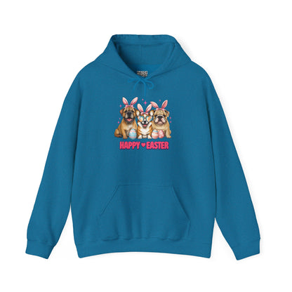 Easter Dog Lovers Hoodie , Cute Bunny Pup Sweatshirt, Cozy Unisex Spring Hoodie, Fun Easter Gift for Pet Owners