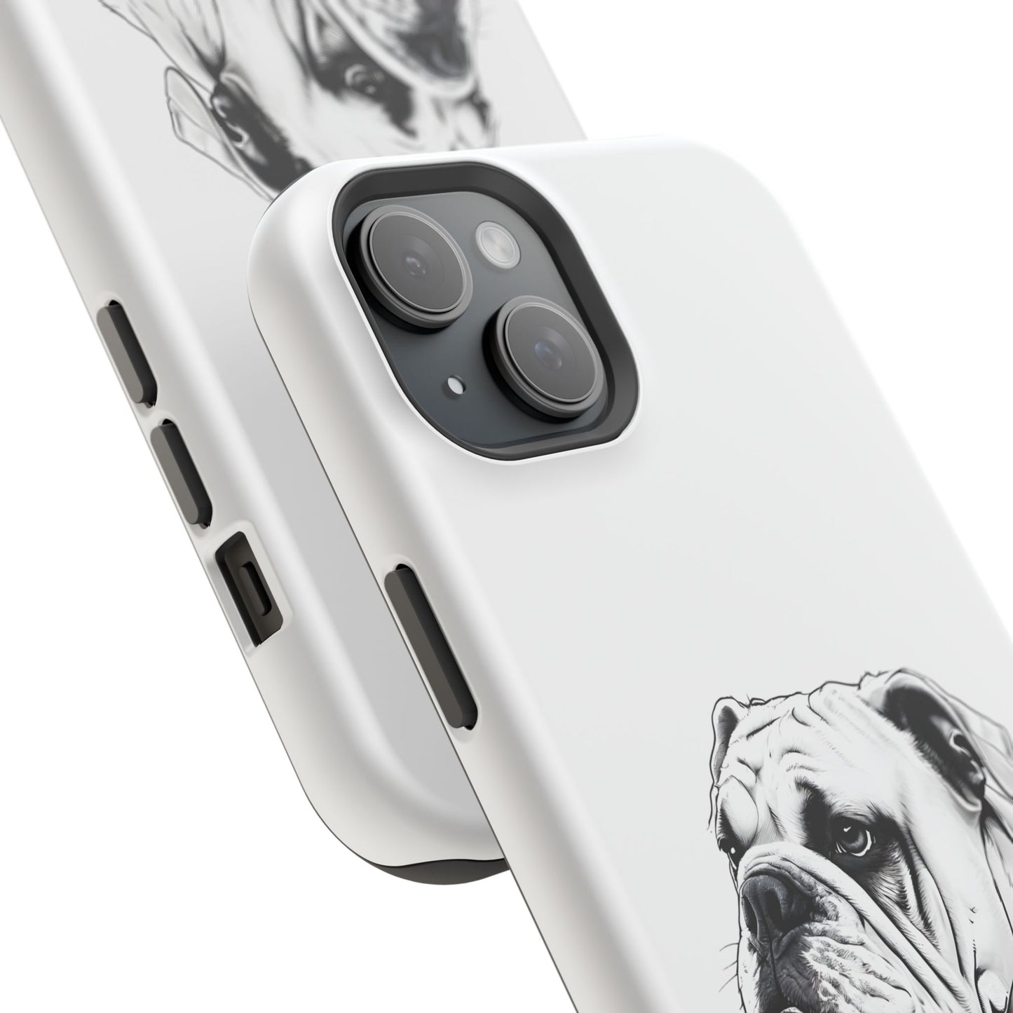 Bulldog Magnetic Tough Cases - Durable Phone Protection, Pet Lovers Gift, Animal Accessories, Unique Design, Personalized Tech