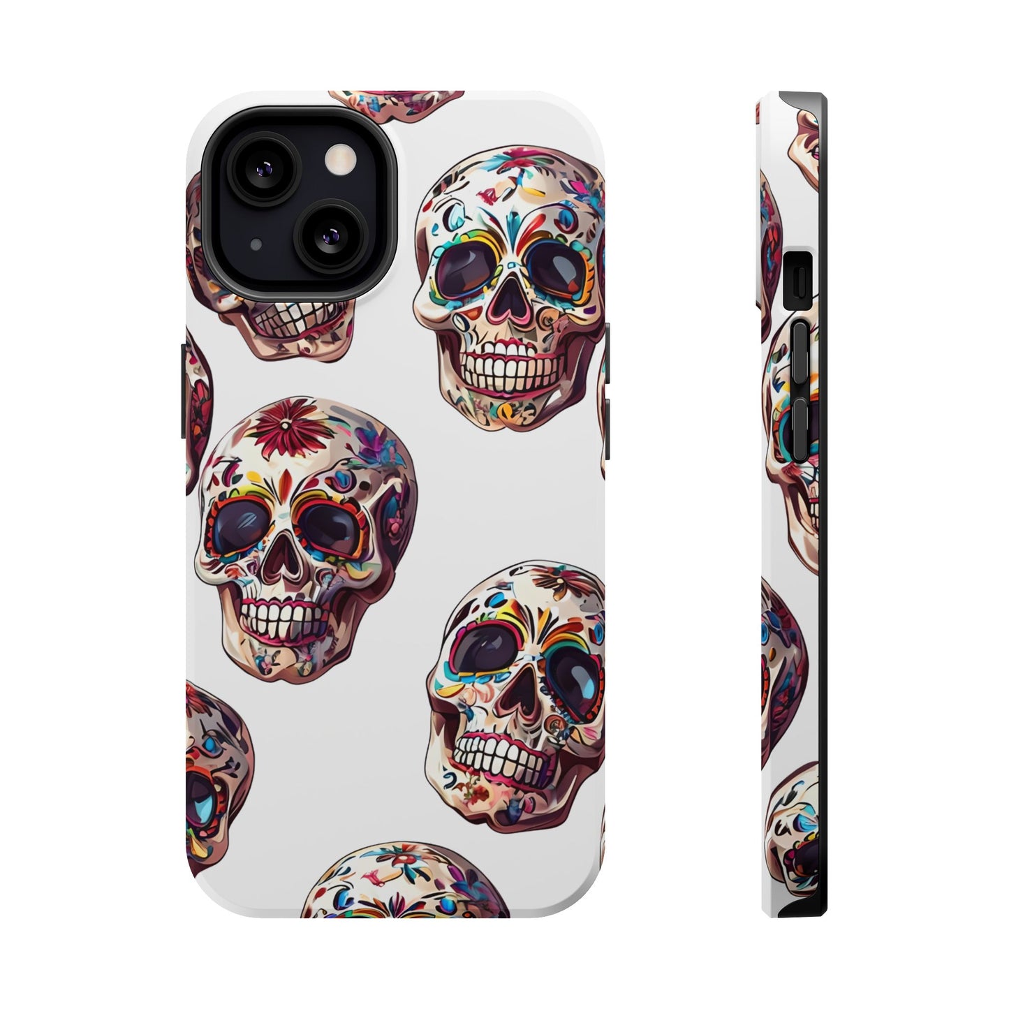 Sugar Skull Phone Case, Dia De Los Muertos, Day Of The Dead, Mexican Tradition, Sugar Skull Art, Wireless Charger