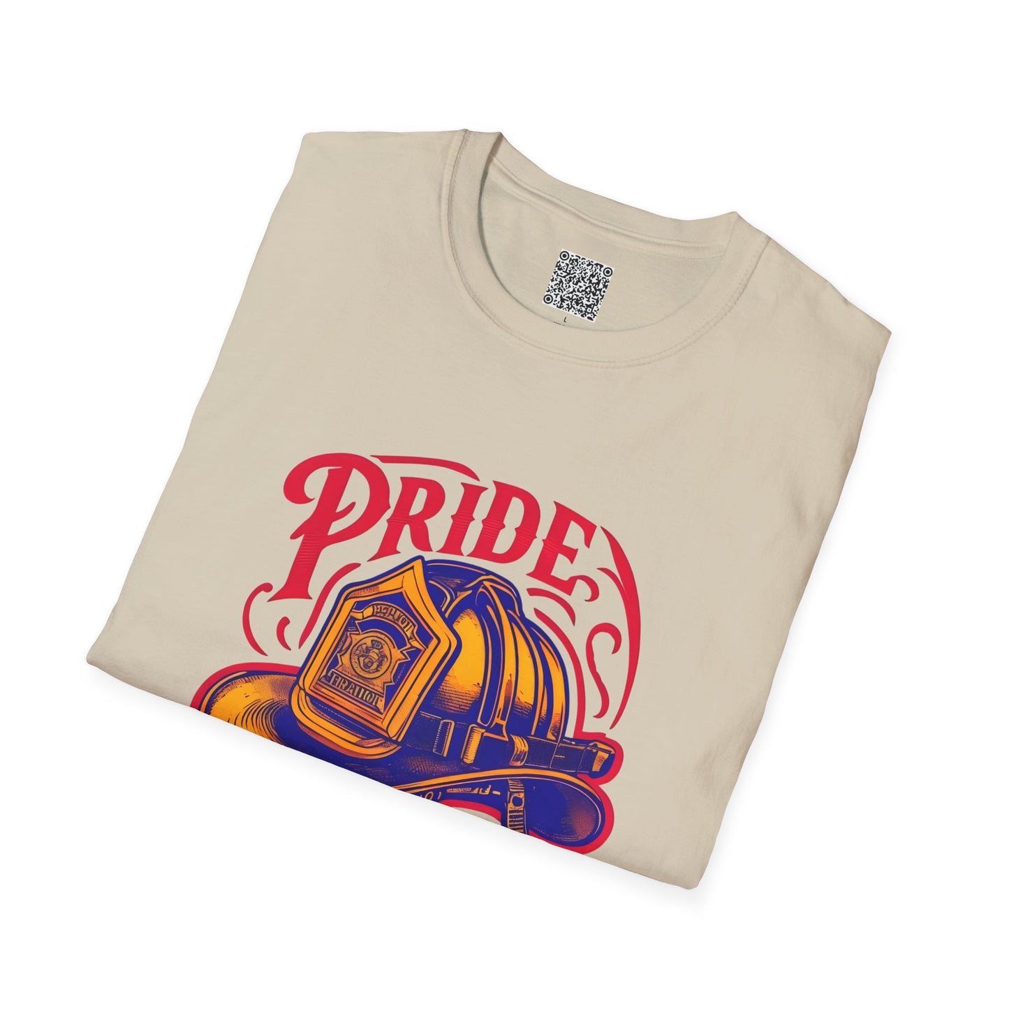 Firefighter Pride T-Shirt, Honor Tradition Tee, Unisex Softstyle Shirt, First Responder Gift, Fire Department Apparel