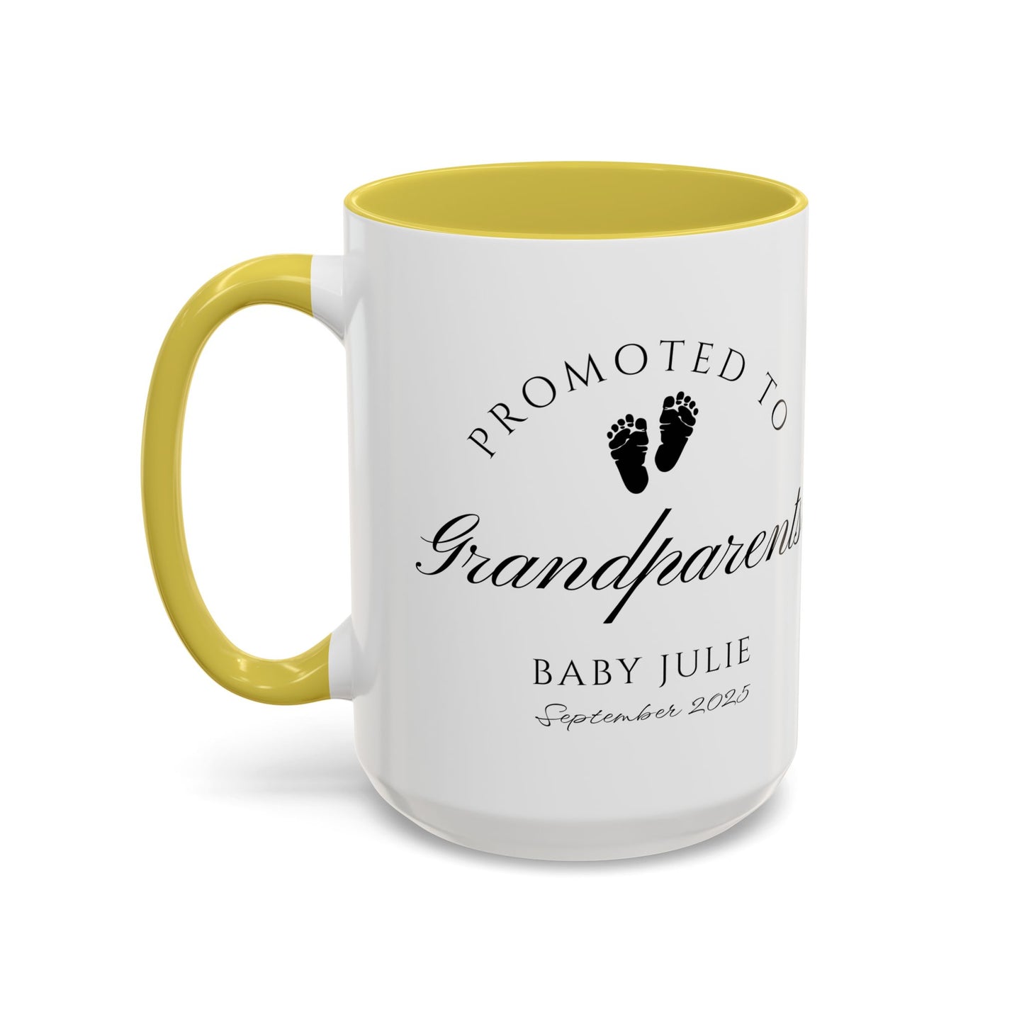 Promoted to Grandparents Mug, Pregnancy Announcement Coffee Cup, Baby Reveal Gift, New Grandparent Mug, Personalized Baby Announcement