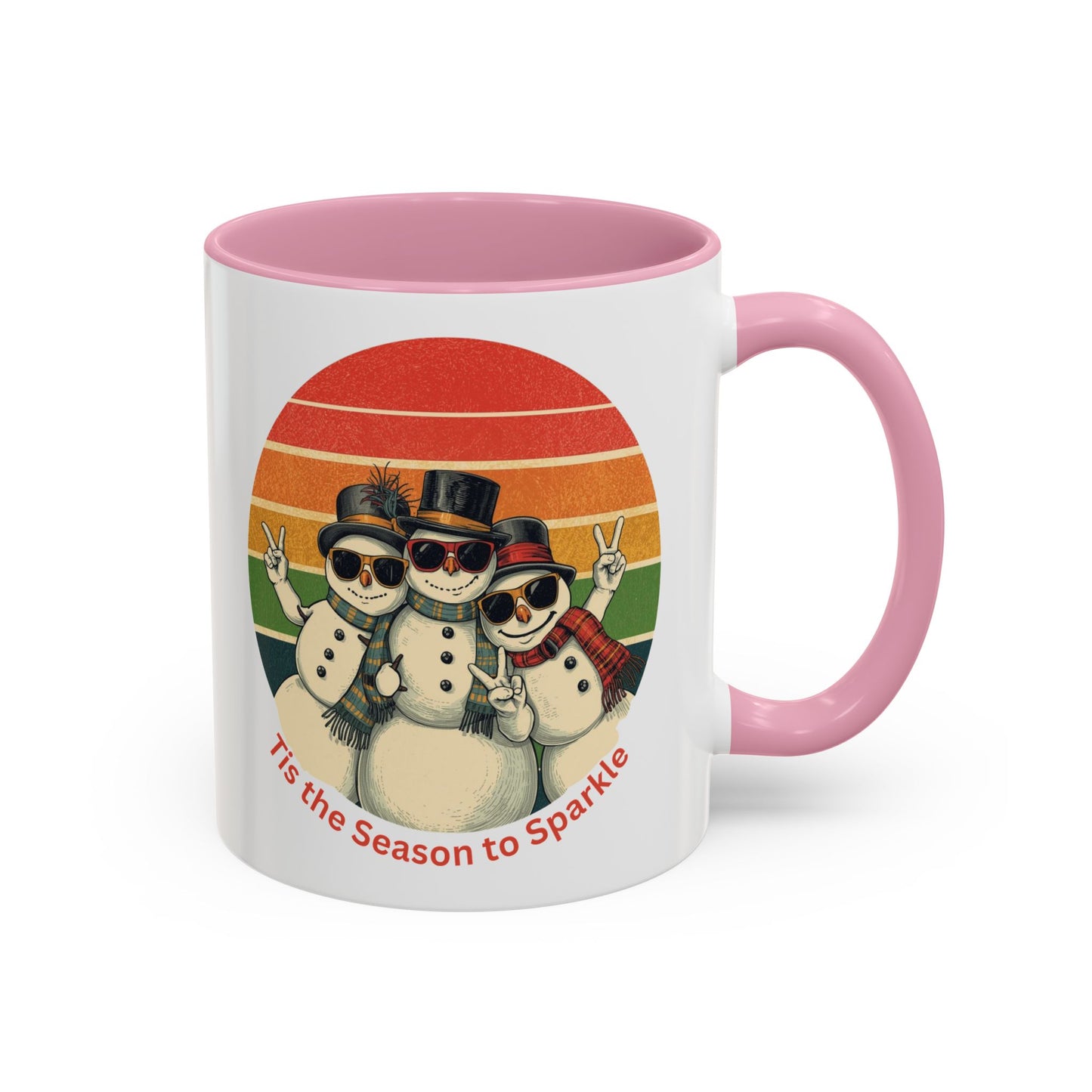 Retro Winter Snowman Mug, Christmas Mug, Nurse Holiday Gift, Gift for Nurse, Nursing Christmas, Nurse Gift, Snowman Mug