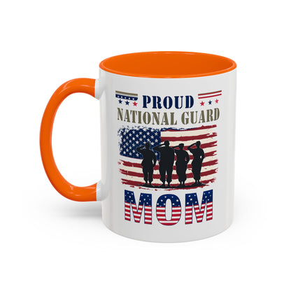 Proud National Guard Mom Mug, Army National Guard, Armed Forces, Veteran Appreciation, Military Family Gift