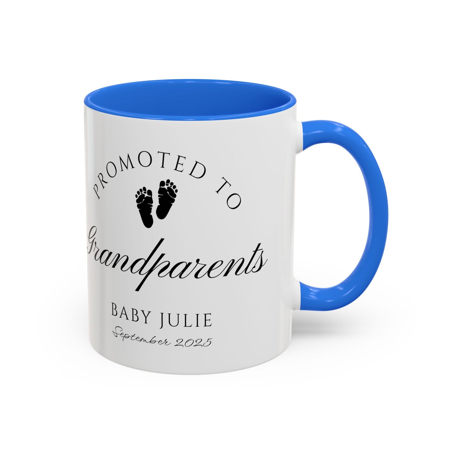 Promoted to Grandparents Mug, Pregnancy Announcement Coffee Cup, Baby Reveal Gift, New Grandparent Mug, Personalized Baby Announcement