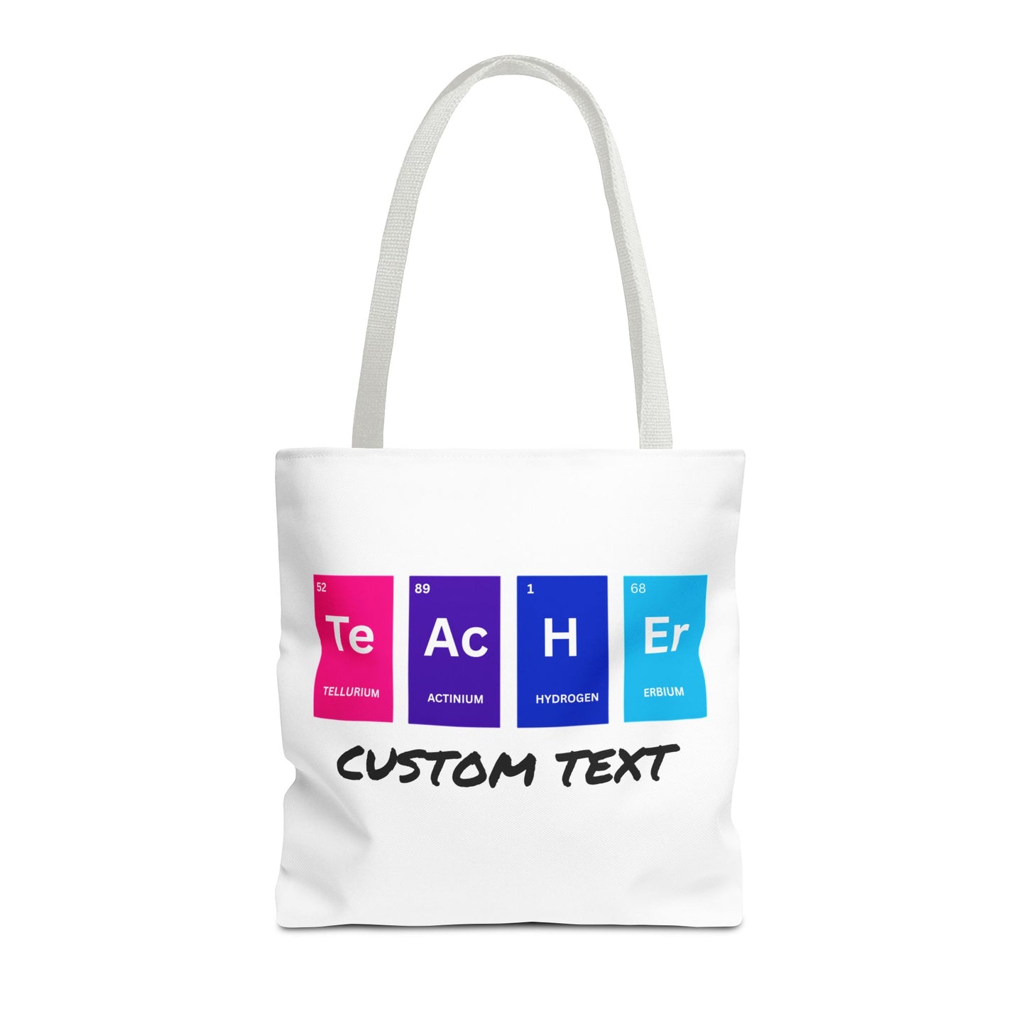 Personalized Science Teacher Tote, Periodic Table Tote, Chemist Tote, Chemistry Teacher, Science Gift, Teacher Appreciation