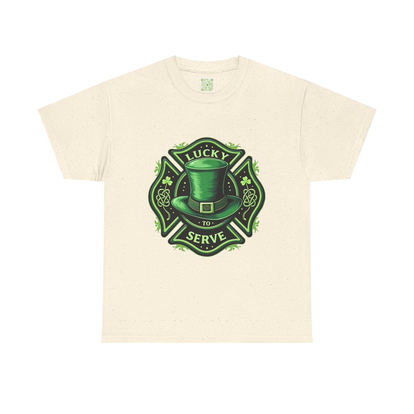 Firefighting Lucky to Serve Tee, Firefighter Gift, Shamrock Tee, St Patrick's Firefighter Day Tee, Fireman Shirt, Firemen Gift