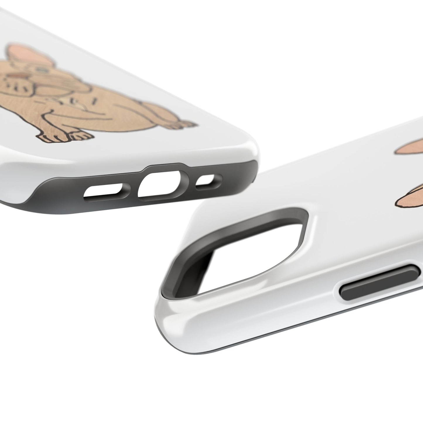 French Bulldog Magnetic Tough Case, Cute Pet Phone Cover, Dog Lover Gift, MagSafe Phone Protector, Unique Phone Accessory