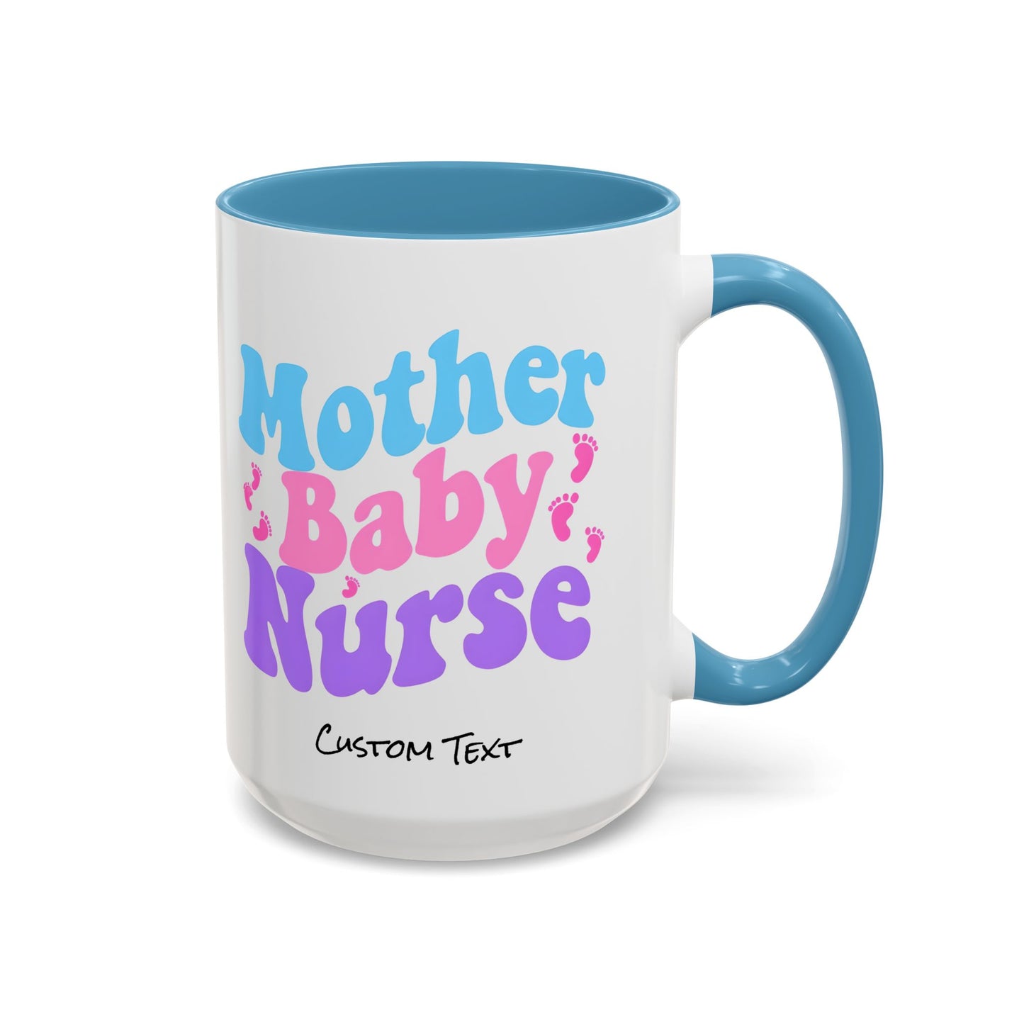 Retro Mother Baby Nurse Coffee Mug, Nurse Practitioner Gift, Labor and Delivery Nurse, Postpartum Gift, Nursery Nurse Cup