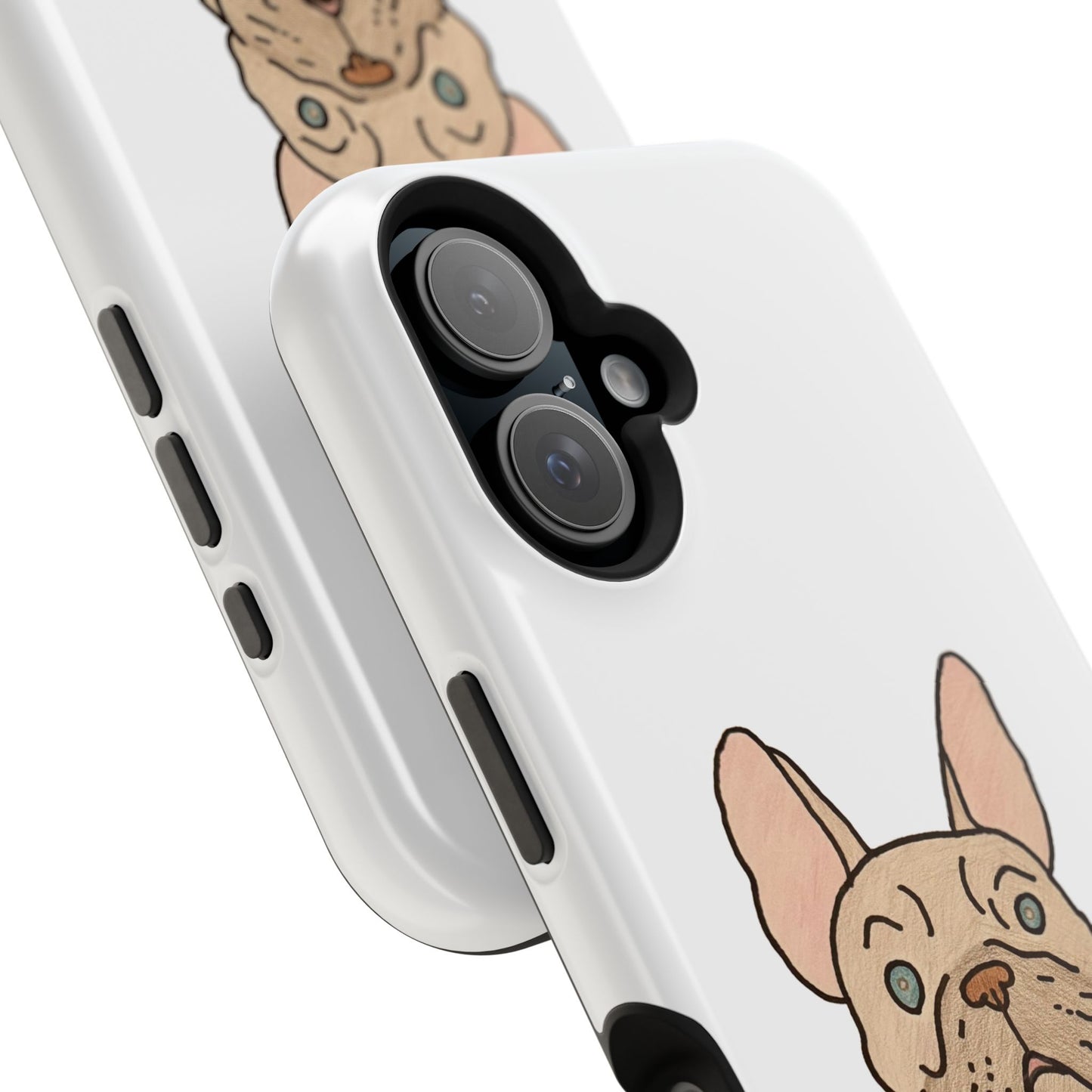 French Bulldog Magnetic Tough Case, Cute Pet Phone Cover, Dog Lover Gift, MagSafe Phone Protector, Unique Phone Accessory