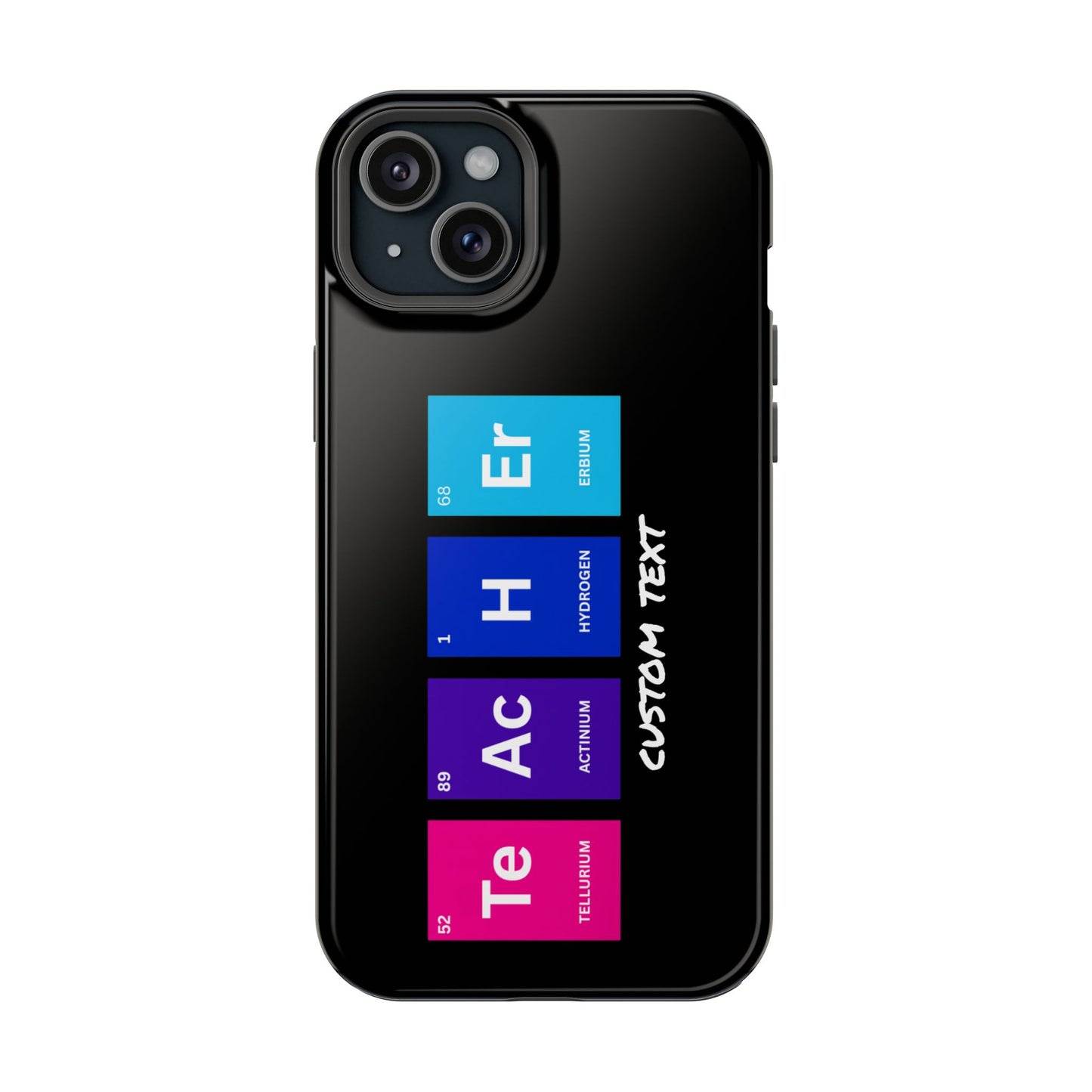 Teacher Element Magnetic Tough Case, Gift for Educator, First Year Teacher, Trendy iPhone Case, Periodic Table