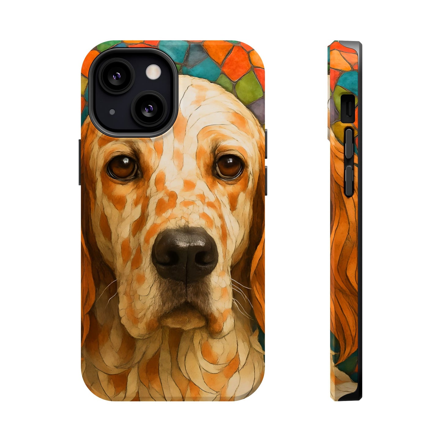 English Setter Mosaic Phone Case, Irish Setter, Dog Phone Case, iPhone Dog Case, Dog iPhone Case, Dog Lover Gift