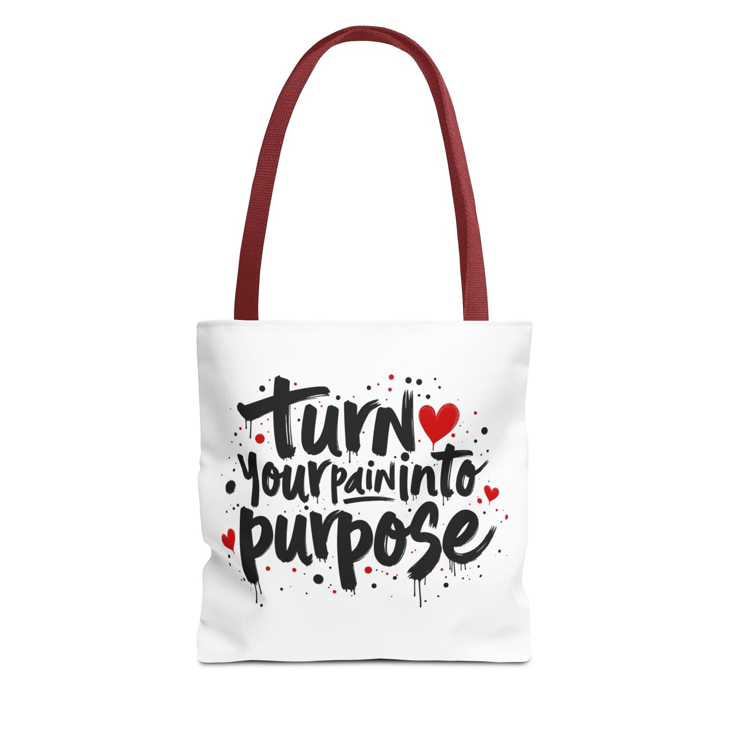 Enneagram 4 Inspirational Tote Bag, Turn Your Pain Into Purpose, Enneagram Type 4, Self Growth, Personality Types