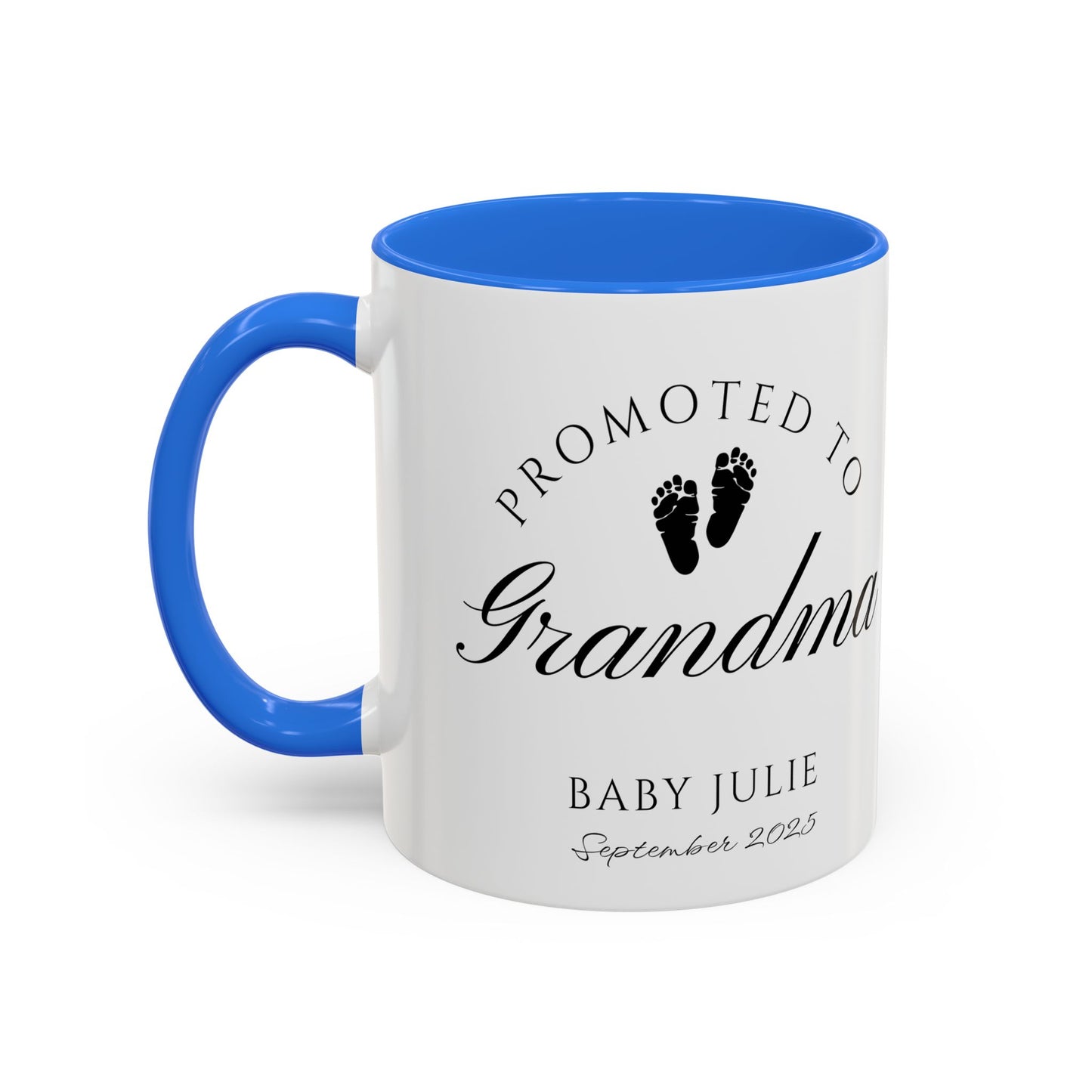 Promoted to Grandma Mug, Pregnancy Announcement Coffee Cup, Baby Reveal Gift, New Grandparent Mug, Grandma to Be Gift, Custom Baby Announcement