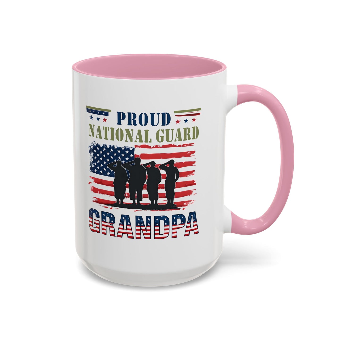 National Guard, Proud Grandpa Coffee Mug, Veteran Appreciation, Gift for Heroes, Military Family Gift