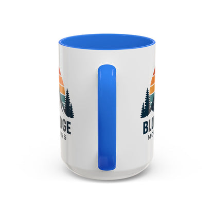 Blue Ridge Mountains, One Happy Camper, Accent Coffee Mug, Blueridge Mug, Blue Ridge Parkway, Camping Coffee Mug, Camping Gift