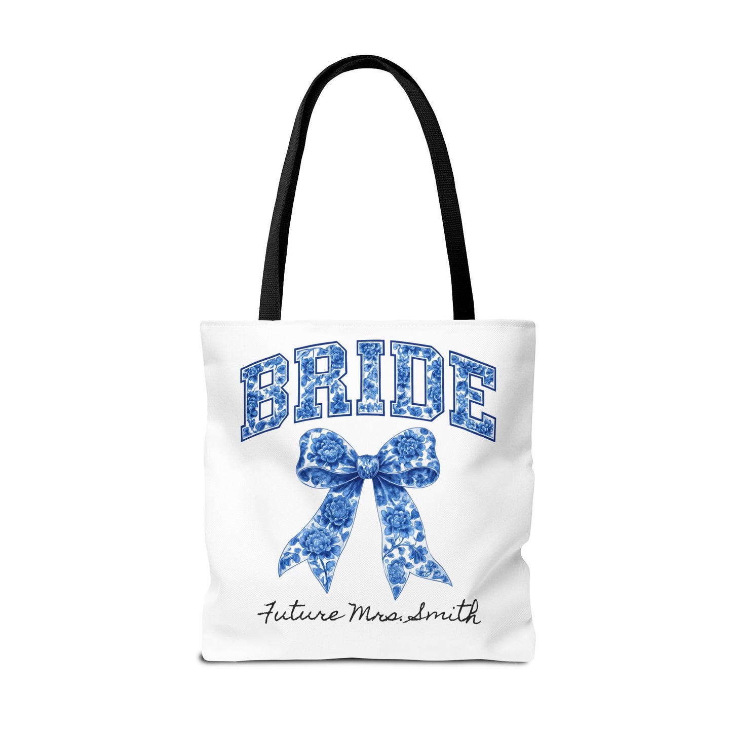 Bridal Tote Bag, Future Mrs. Smith Gift, Wedding Planning, Bride-to-Be Accessory, Personalized Bridal Shower Favor