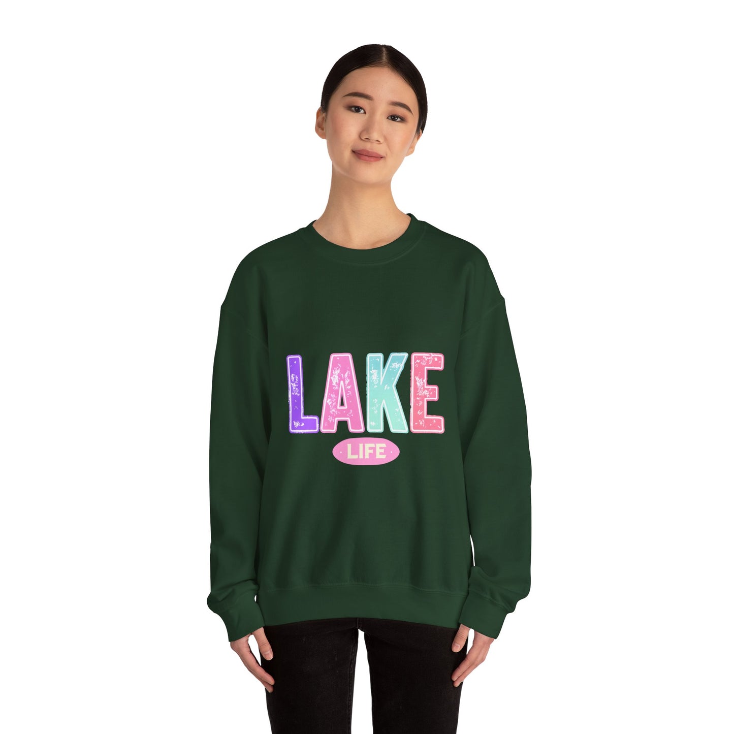 Lake Life Crewneck Sweatshirt - Unisex Heavy Blend for Comfort and Style